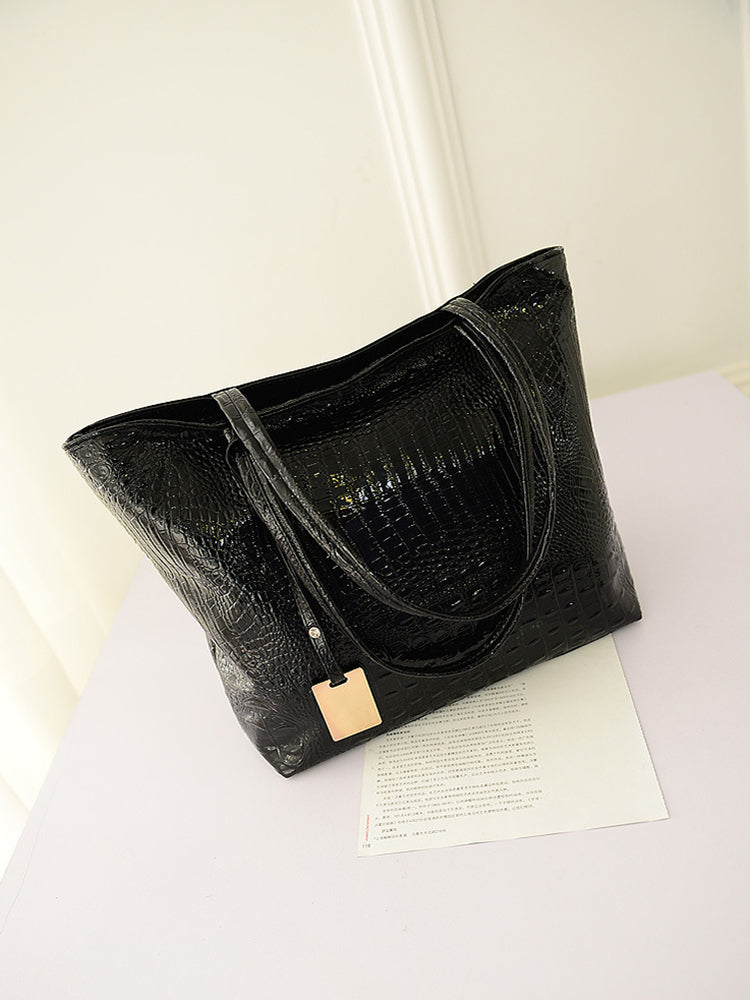 Tote Bag aus Krokodilleder