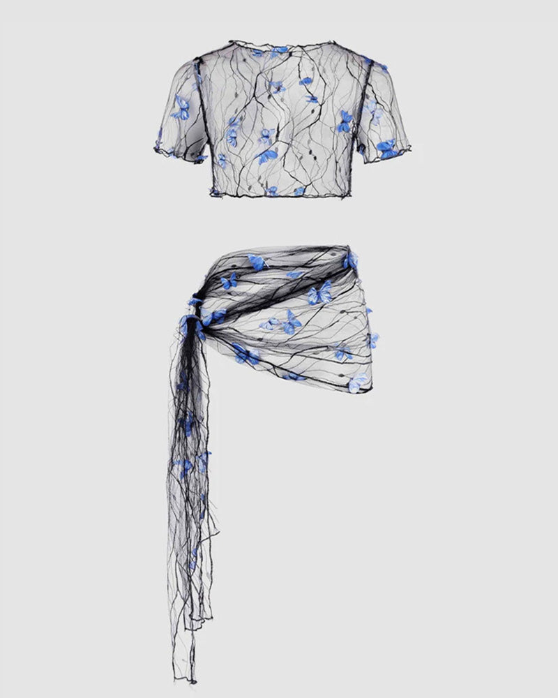 Mesh Aurora Butterfly Coord