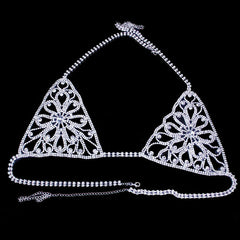Schmuck Strass Körperkette Höschen und BH mit Diamant XG2181 (Passend für alle Größen)
