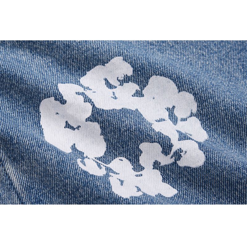 Jeans mit Kapok-Muster
