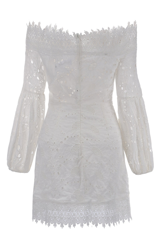 Sexy schulterfreies, kurzes Minikleid