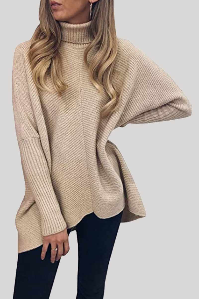 Solid Split Joint Basic Rollkragenpullover £¨7 Farben £ ©