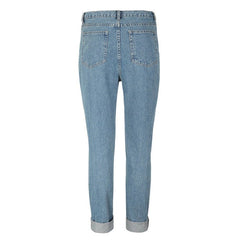 Stop Worrying – Mom-Jeans mit bequemer Taille – Mittelblaue Waschung
