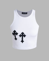 Camiseta sin mangas Baddie Crossing