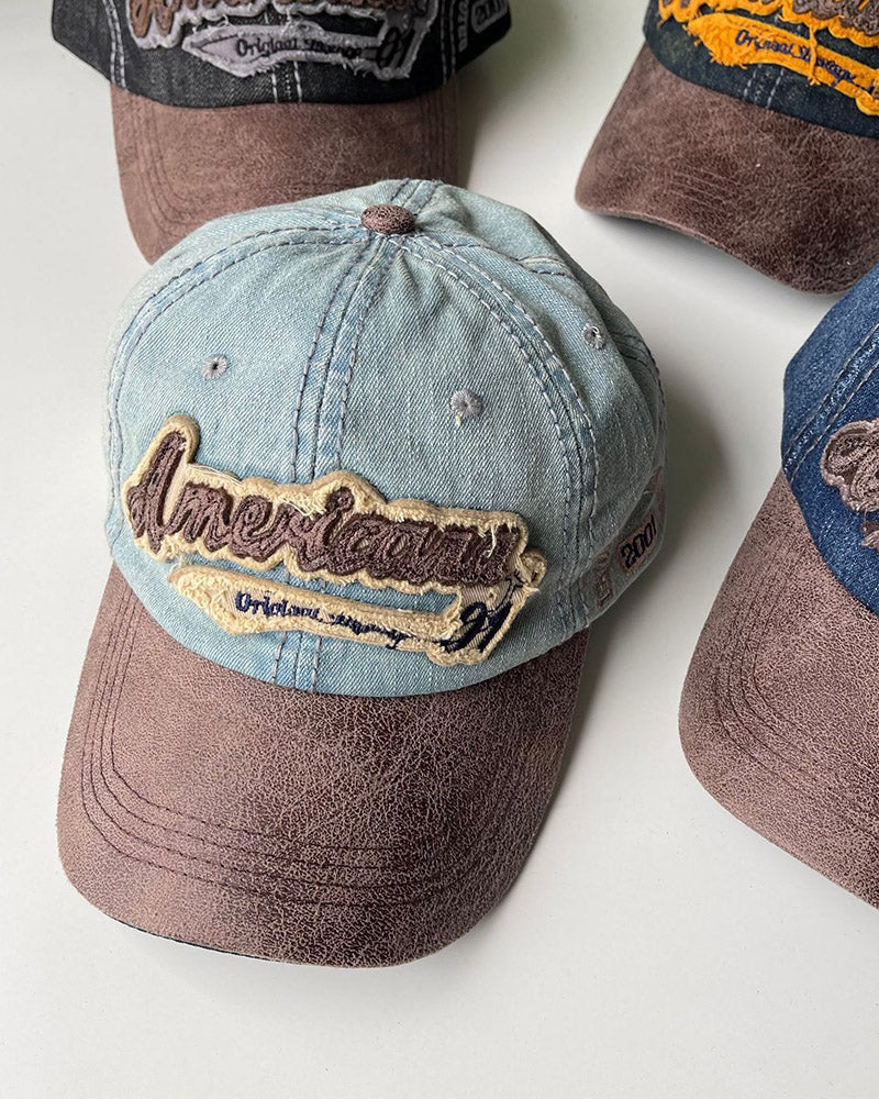 Gorra de mezclilla americana 