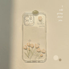 Original Hand Painted Flowers Phone Case