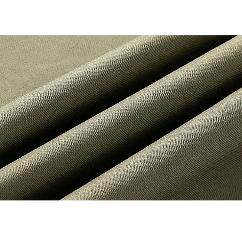 Pantalones cargo de pierna recta con diseño plisado para exteriores