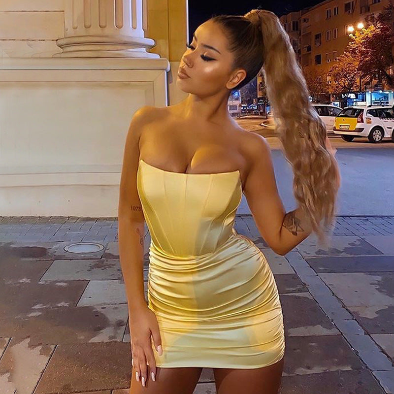 Mekka Mesh-Korsettkleid
