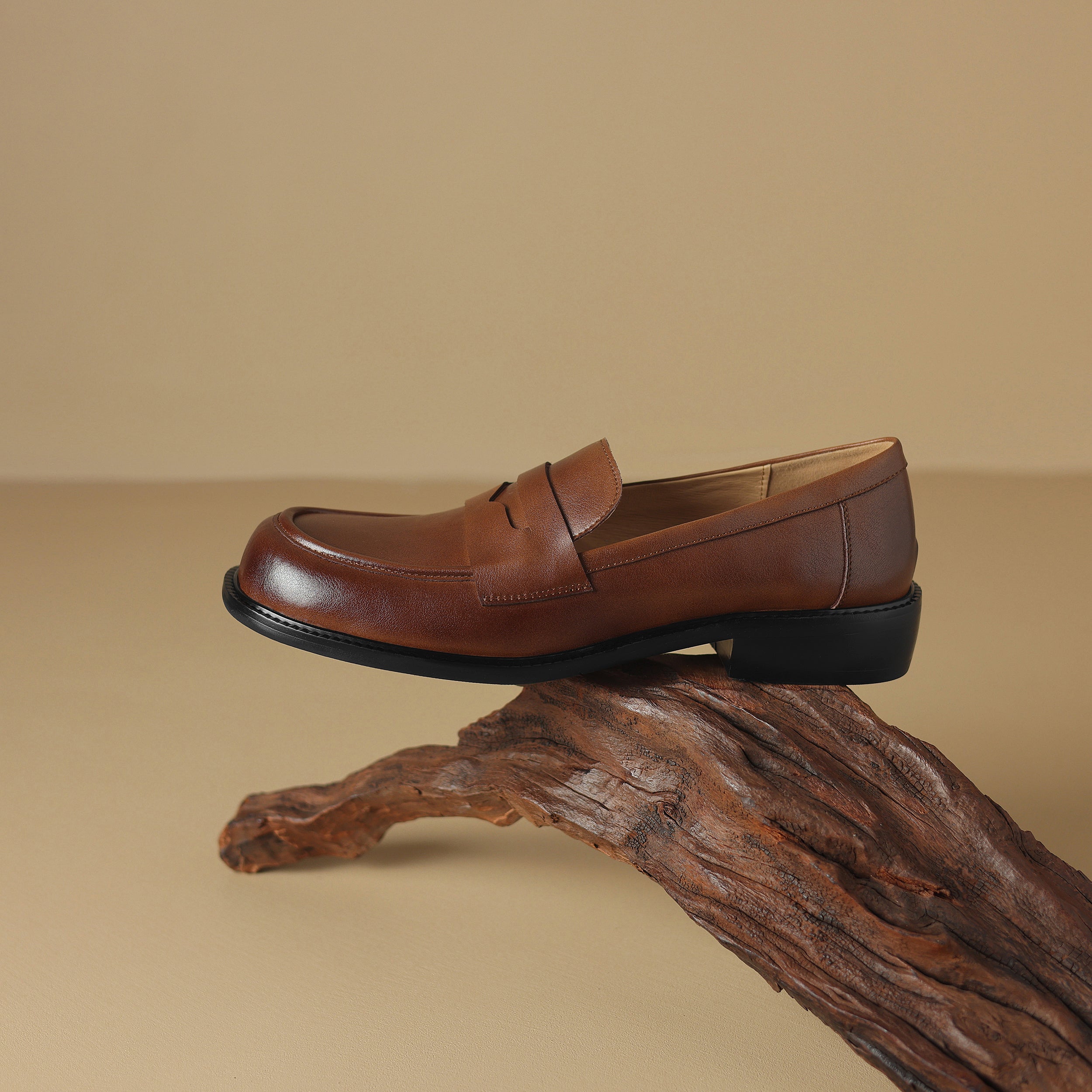 Handgefertigte Loafer Bequeme Lederschuhe