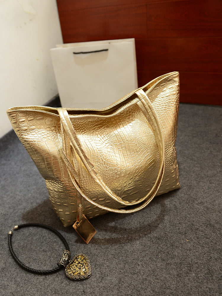 Tote Bag aus Krokodilleder
