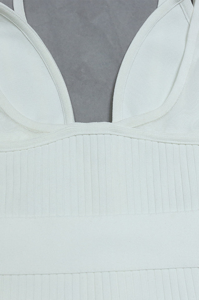 Weißes Maxi-Bandage-Kleid „Verona“