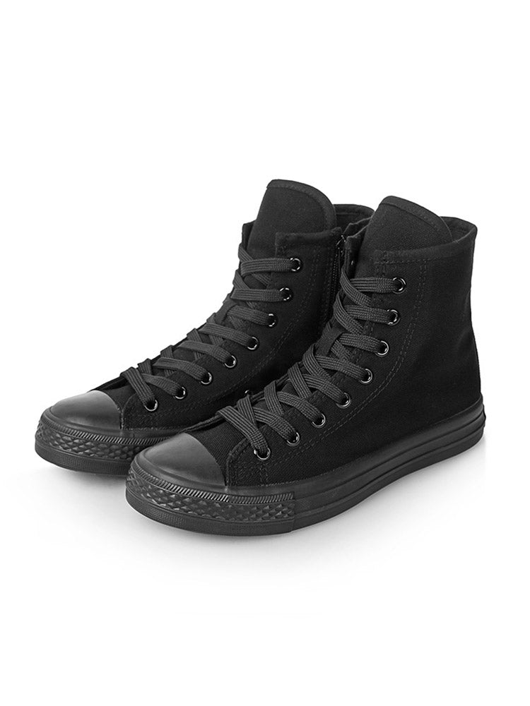 Schnürstiefel aus Segeltuch
