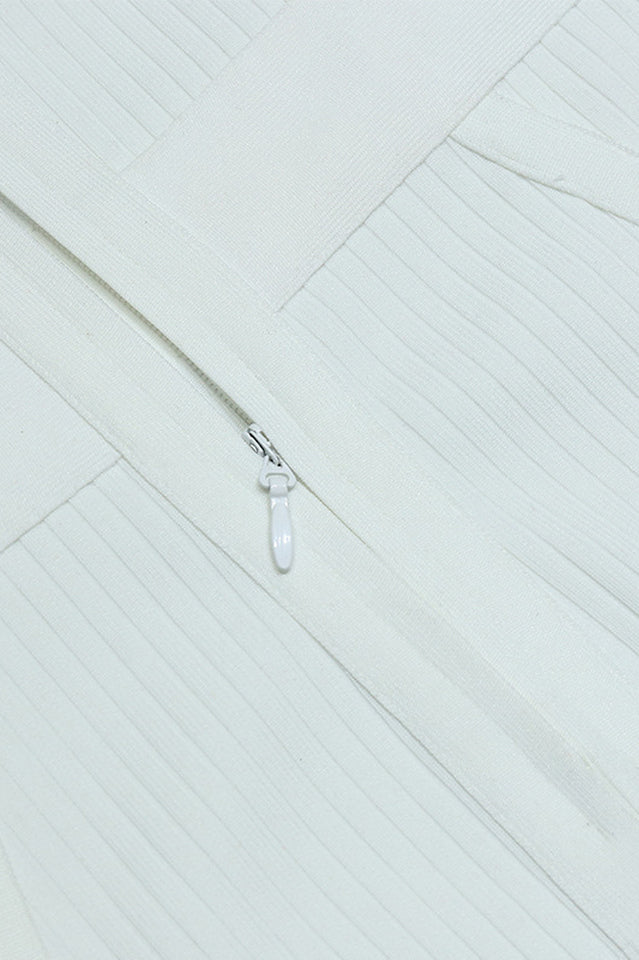 Weißes Maxi-Bandage-Kleid „Verona“