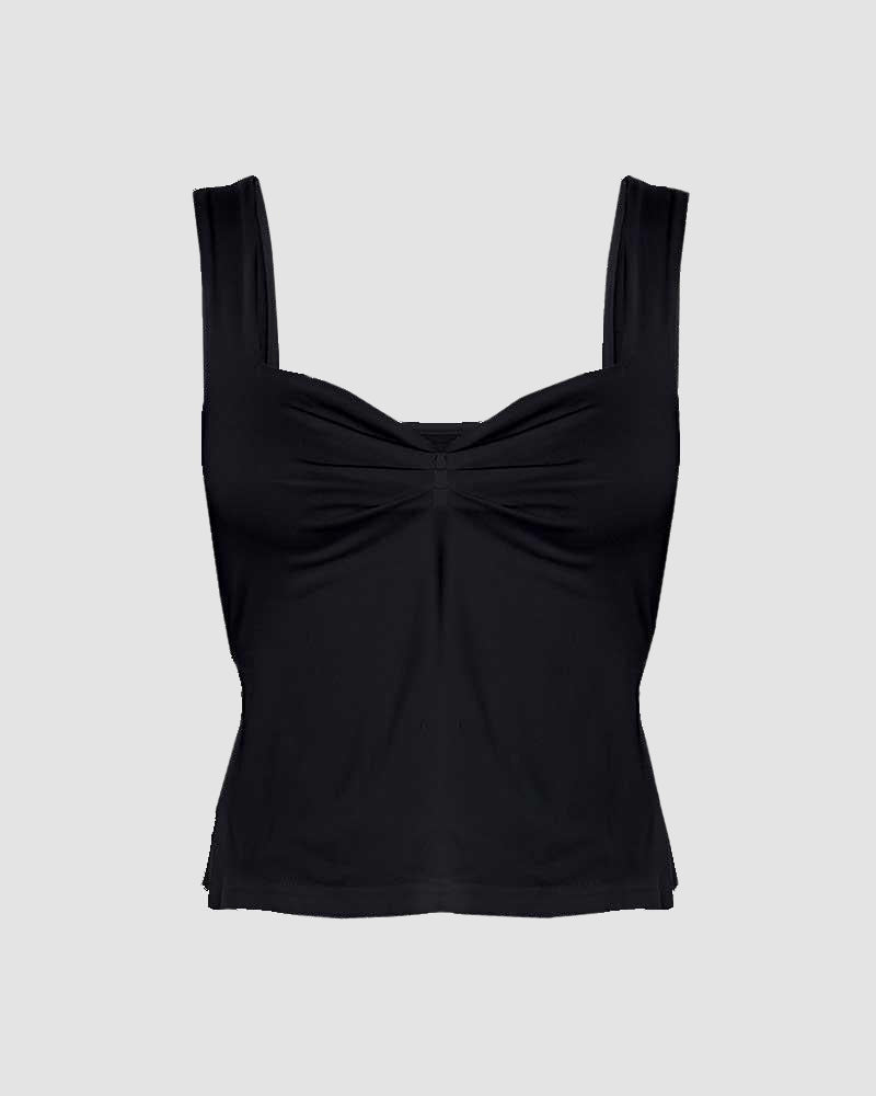 Camisole-Top mit Seitenschlitz