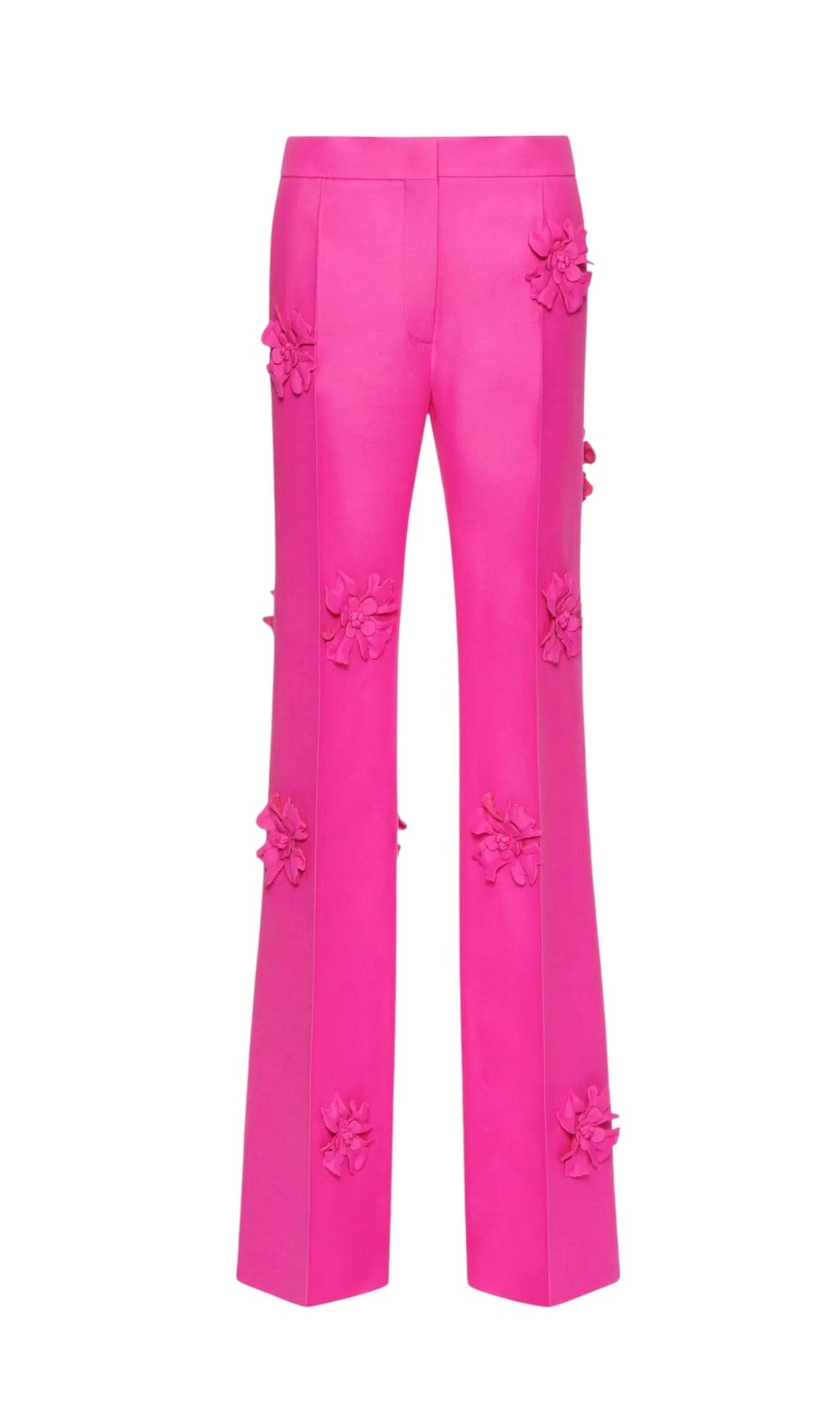 STEREO FLOWER MID-RISE JEANS in Rosa