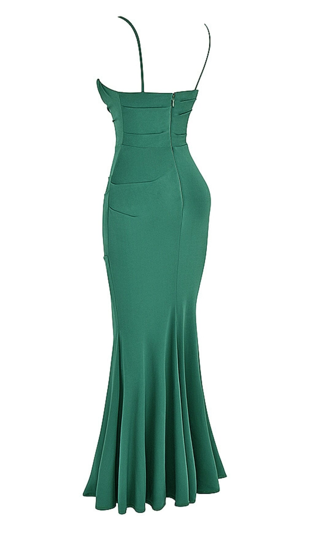 Forest Corset Maxi Dress