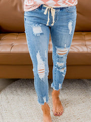 Zerrissene Jeans