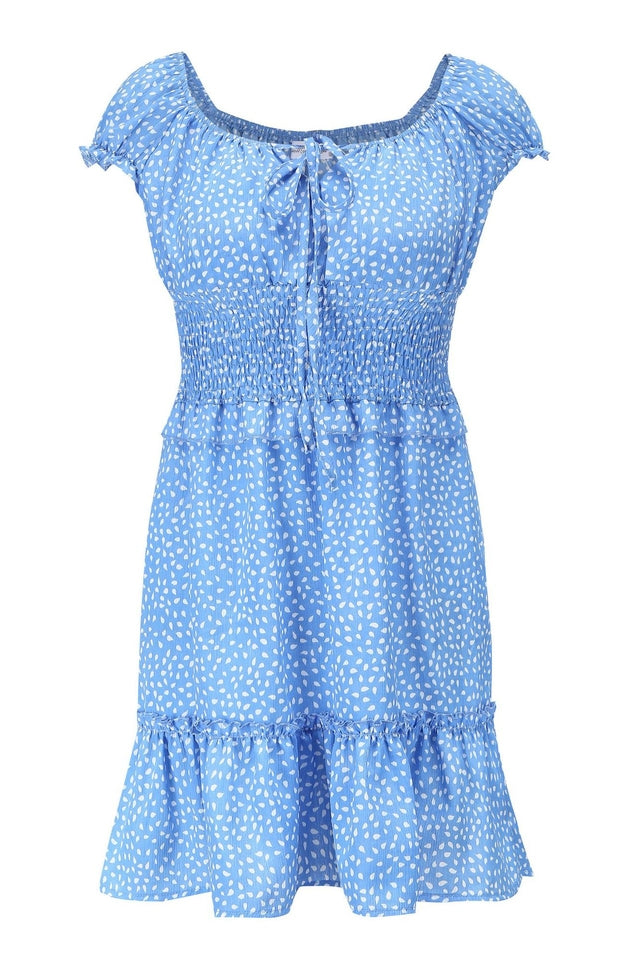 Schickes Minikleid mit Herzausschnitt