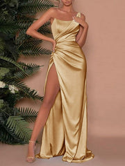 Slit High Waist Long  Dress 2023-03-14 InsStreet