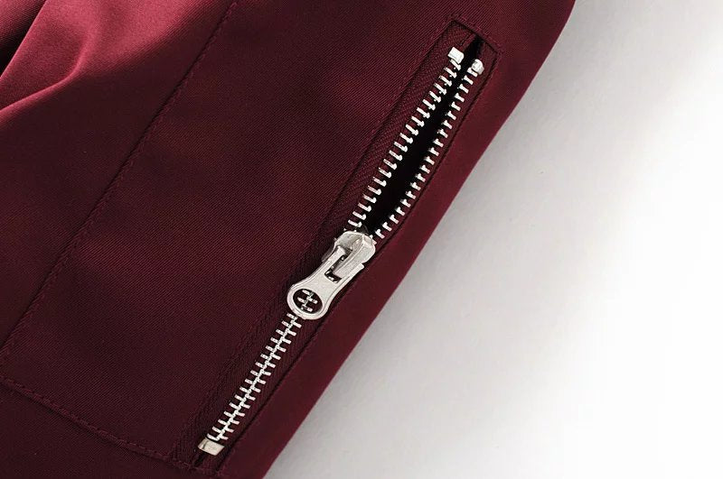 Edgy Chic Bomber Jacket