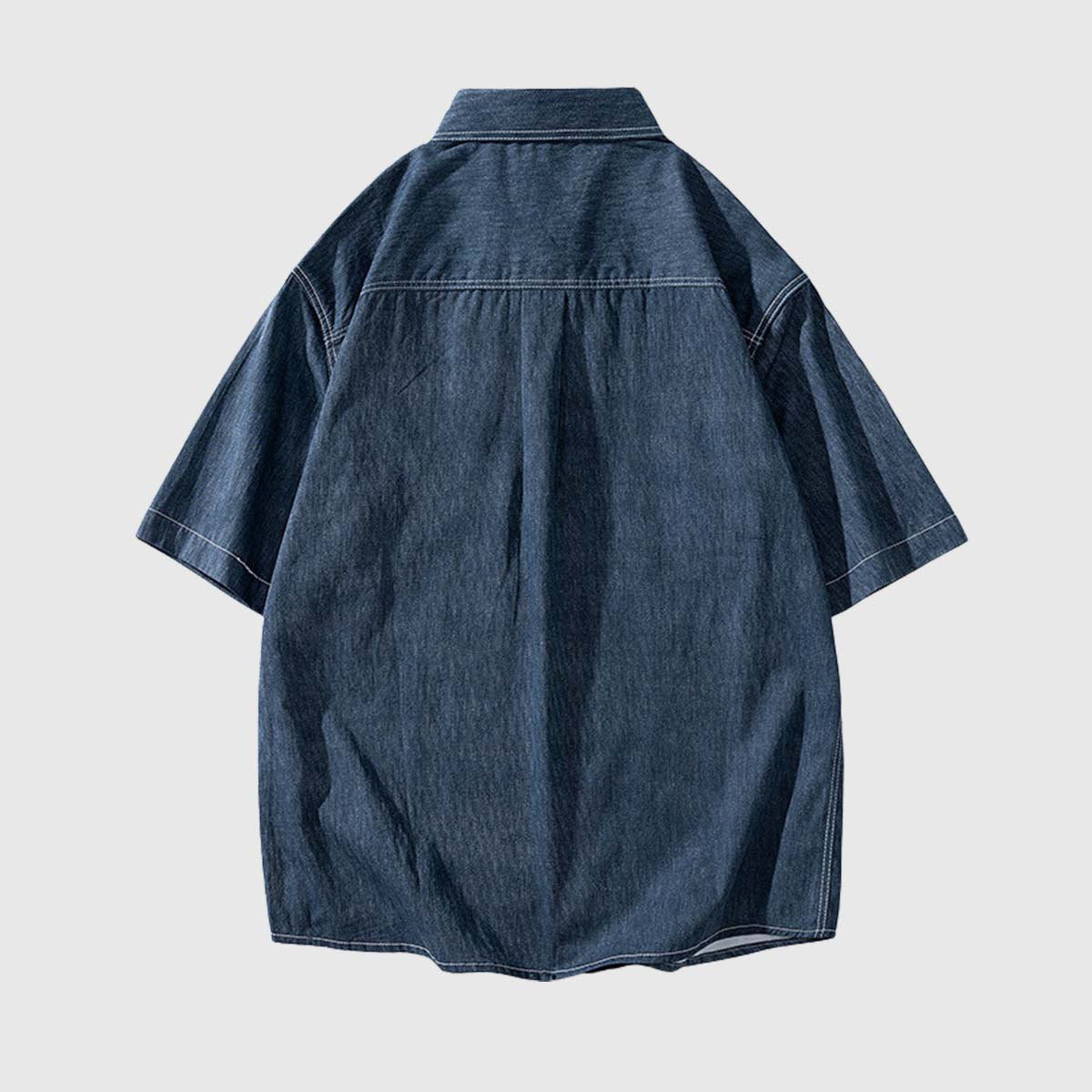 Jeanshemd mit aufgesetzter Tasche