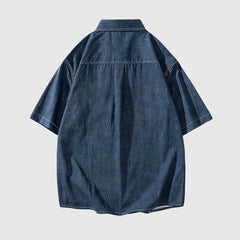 Jeanshemd mit aufgesetzter Tasche