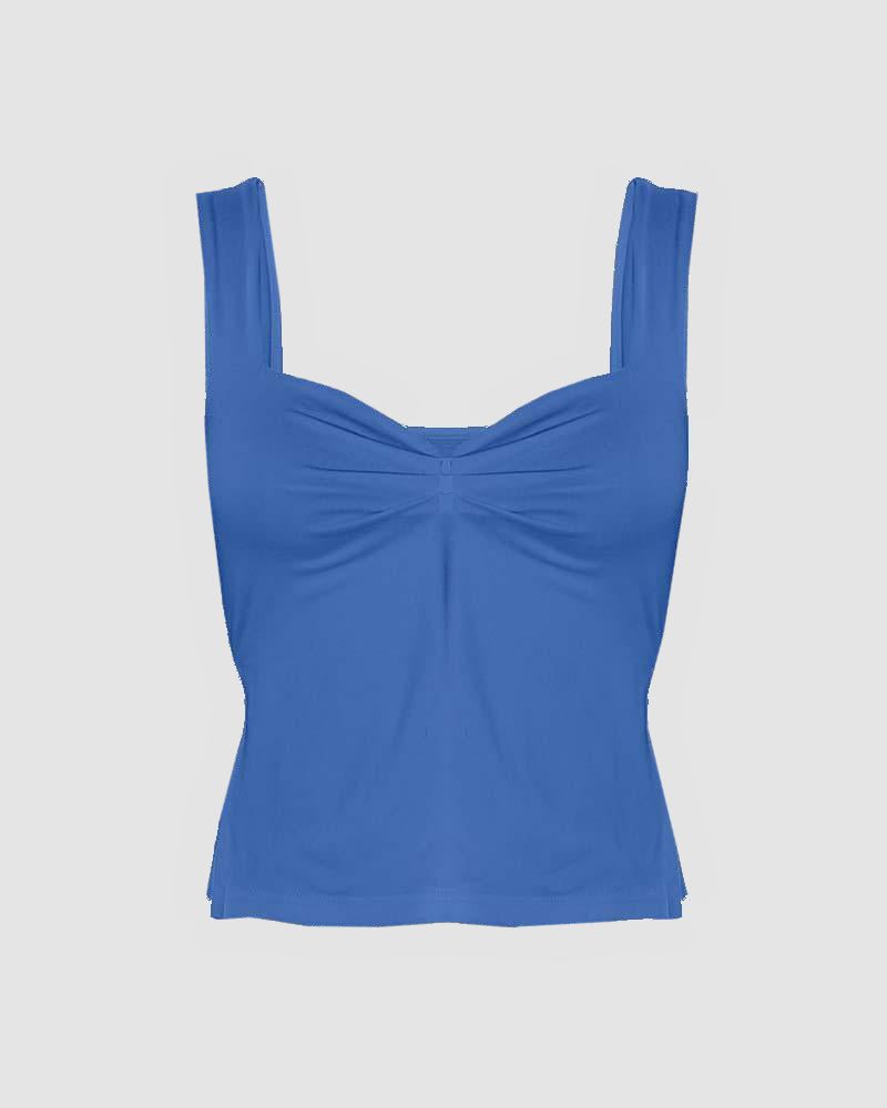 Camisole-Top mit Seitenschlitz