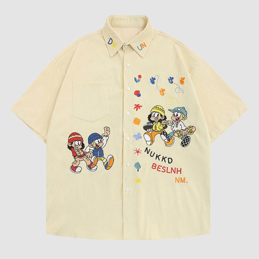 Camisetas de personajes de dibujos animados