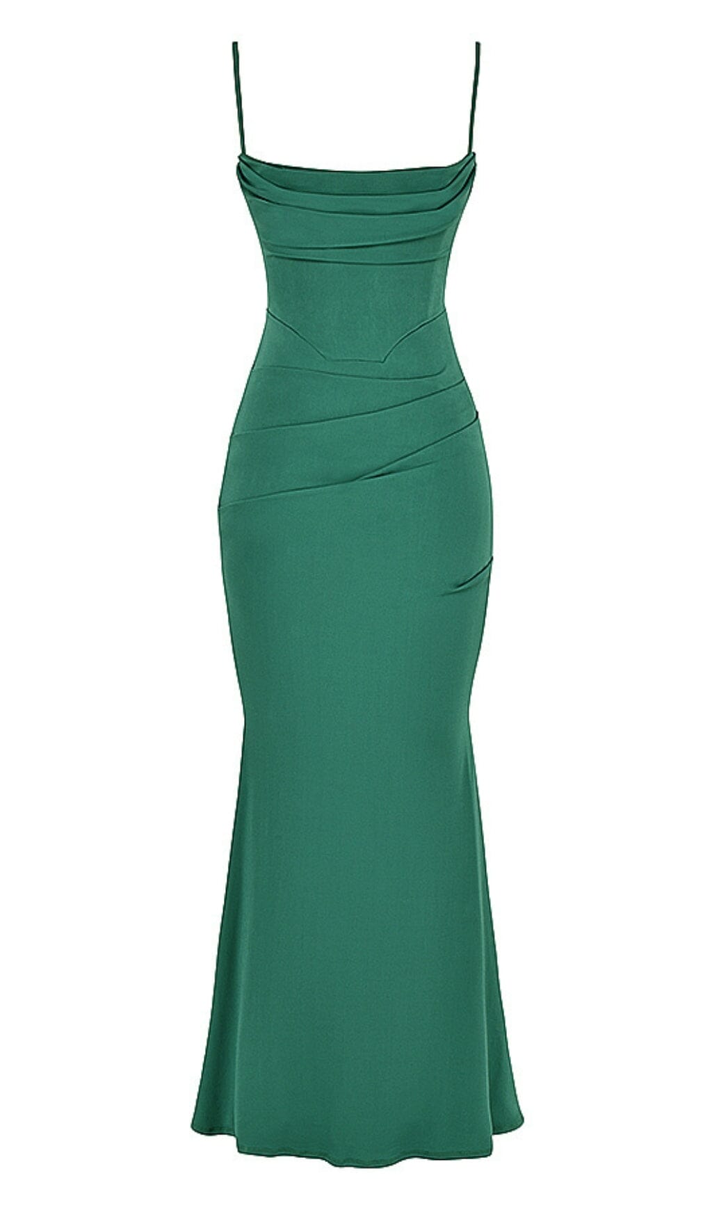 Forest Corset Maxi Dress