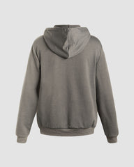 Sudadera con capucha y cremallera con gráfico retro Dilution 