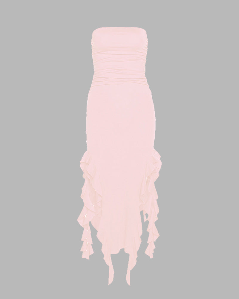 Linnea Tube-Kleid mit Doppelschlitz