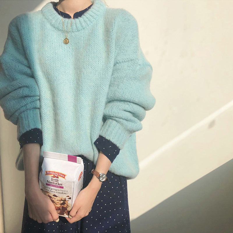 Pullover in Bonbonfarben