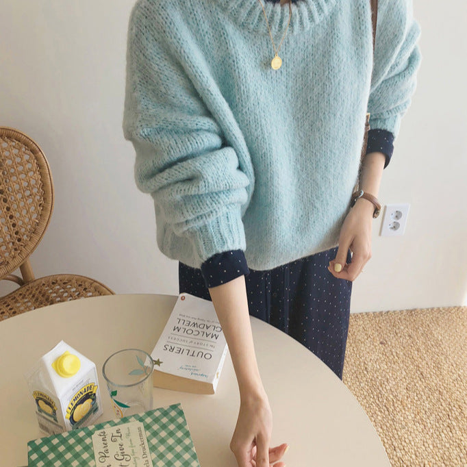 Pullover in Bonbonfarben