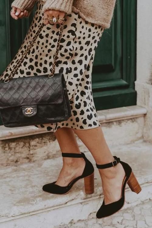 Tacones apilados Topline 