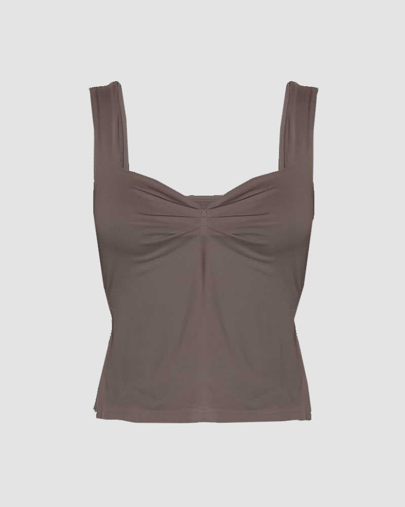 Camisole-Top mit Seitenschlitz