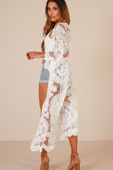 Vestido playero blanco