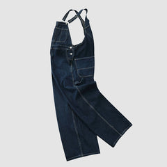 Retro-Overall mit Taschen im Used-Look