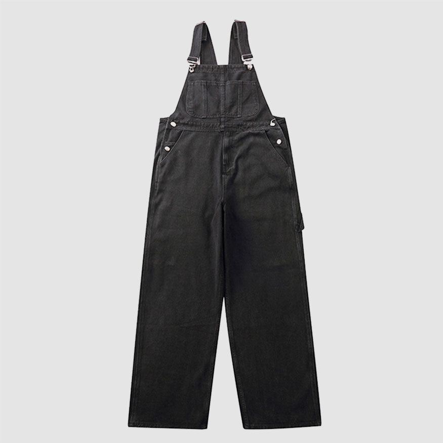 Retro-Overall mit Taschen im Used-Look