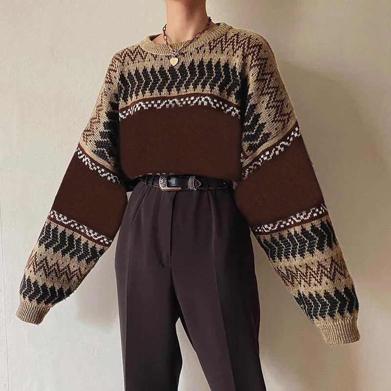 Ästhetischer Pullover im 90er-Jahre-Stil