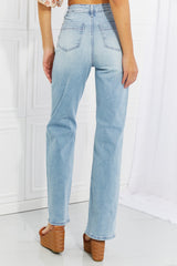 Vaqueros de pierna ancha y cintura alta de talla grande de Judy Blue Harper