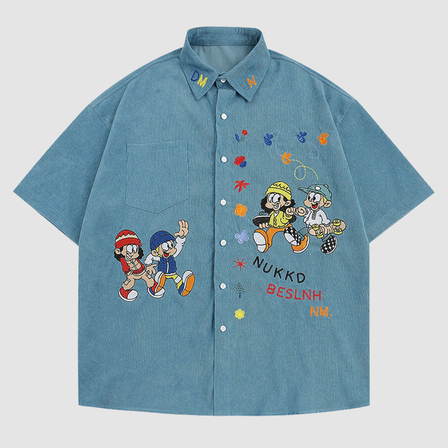 Camisetas de personajes de dibujos animados