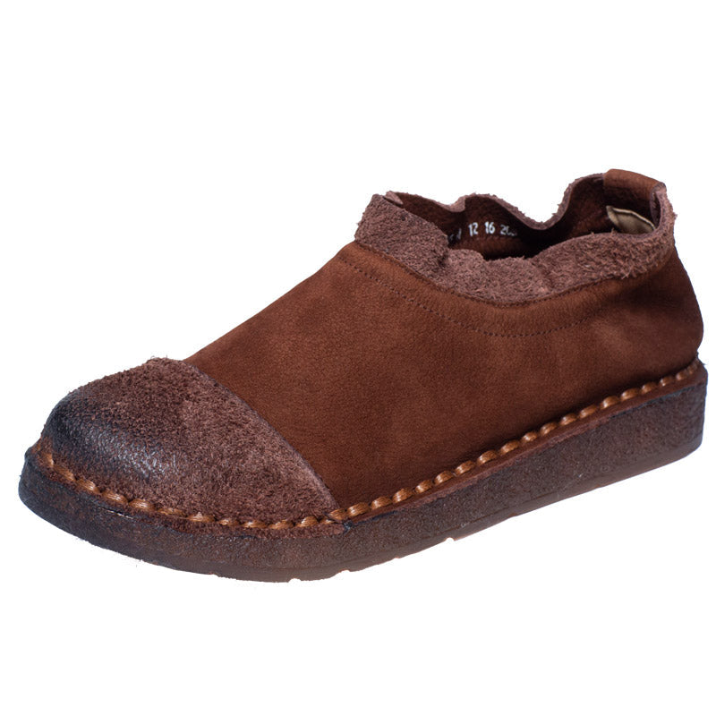 Zapatos mocasines de cuero hechos a mano