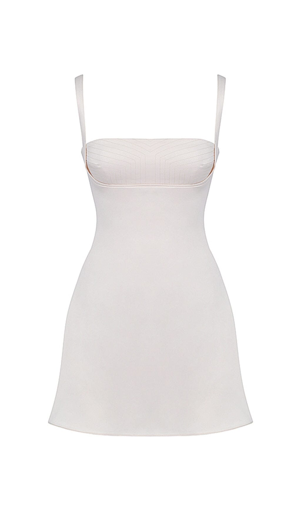 VESTIDO MINI CREMA VINTAGE