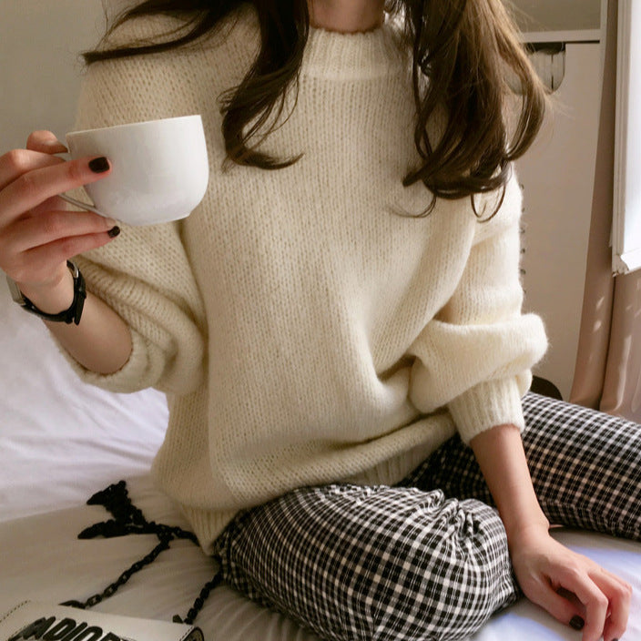 Pullover in Bonbonfarben