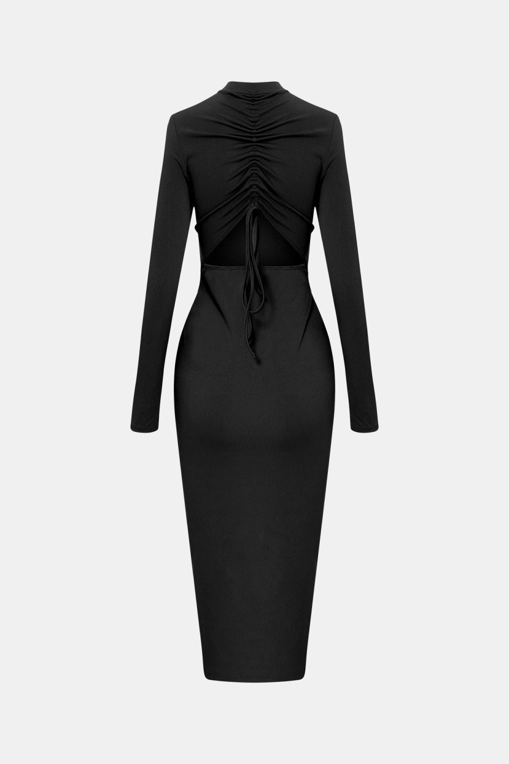 Kleid mit Reißverschluss, Cut-Outs und Kordelzug