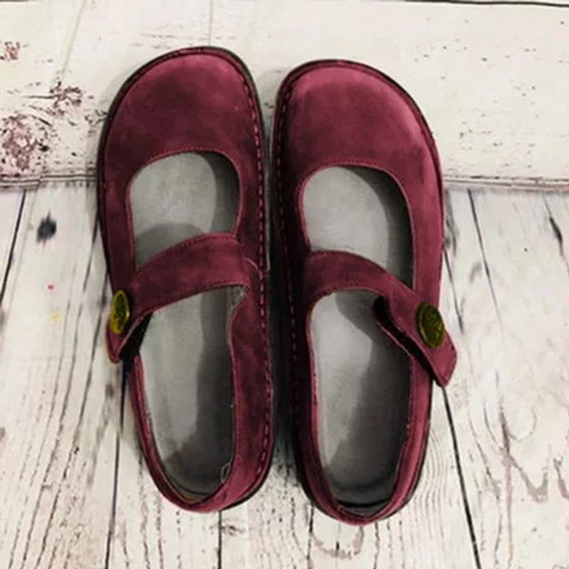 Alegria Paloma – Grüne Mary-Jane-Loafer
