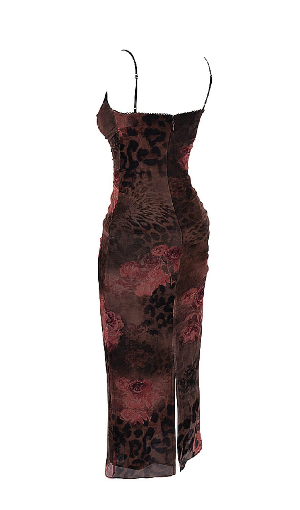 Vestido midi estampado