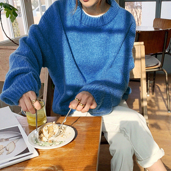 Pullover in Bonbonfarben
