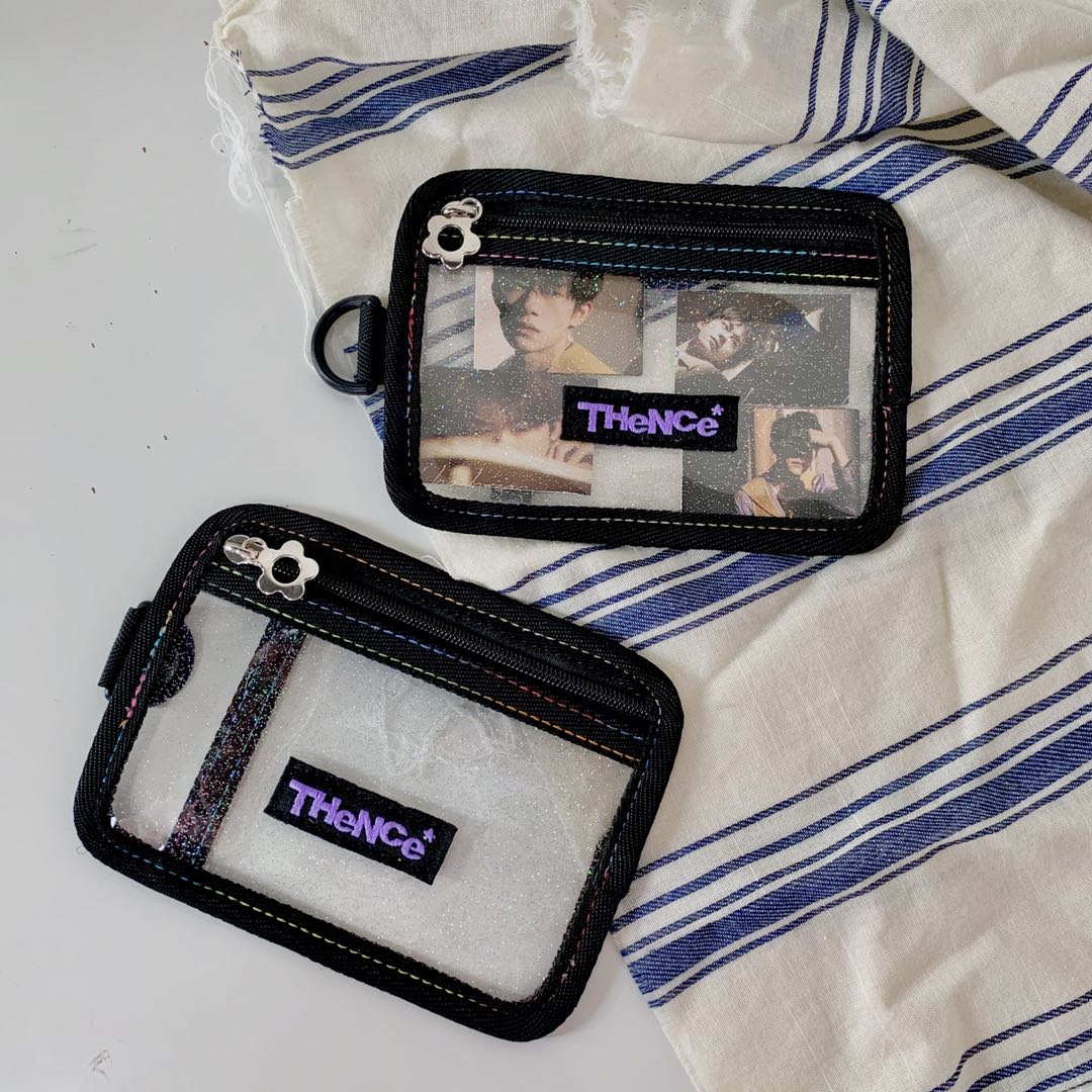 Glitzerndes Münzportemonnaie aus PVC