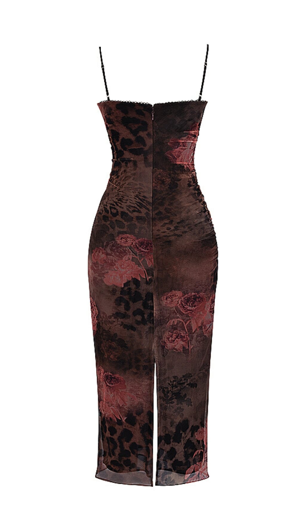 Vestido midi estampado